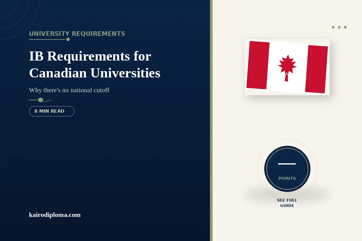 IB Requirements for Canadian Universities