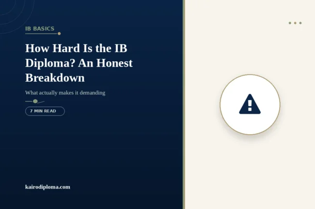 How Hard Is the IB Diploma? An Honest Difficulty Breakdown