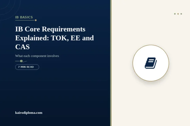 IB Core Requirements Explained: TOK, EE and CAS